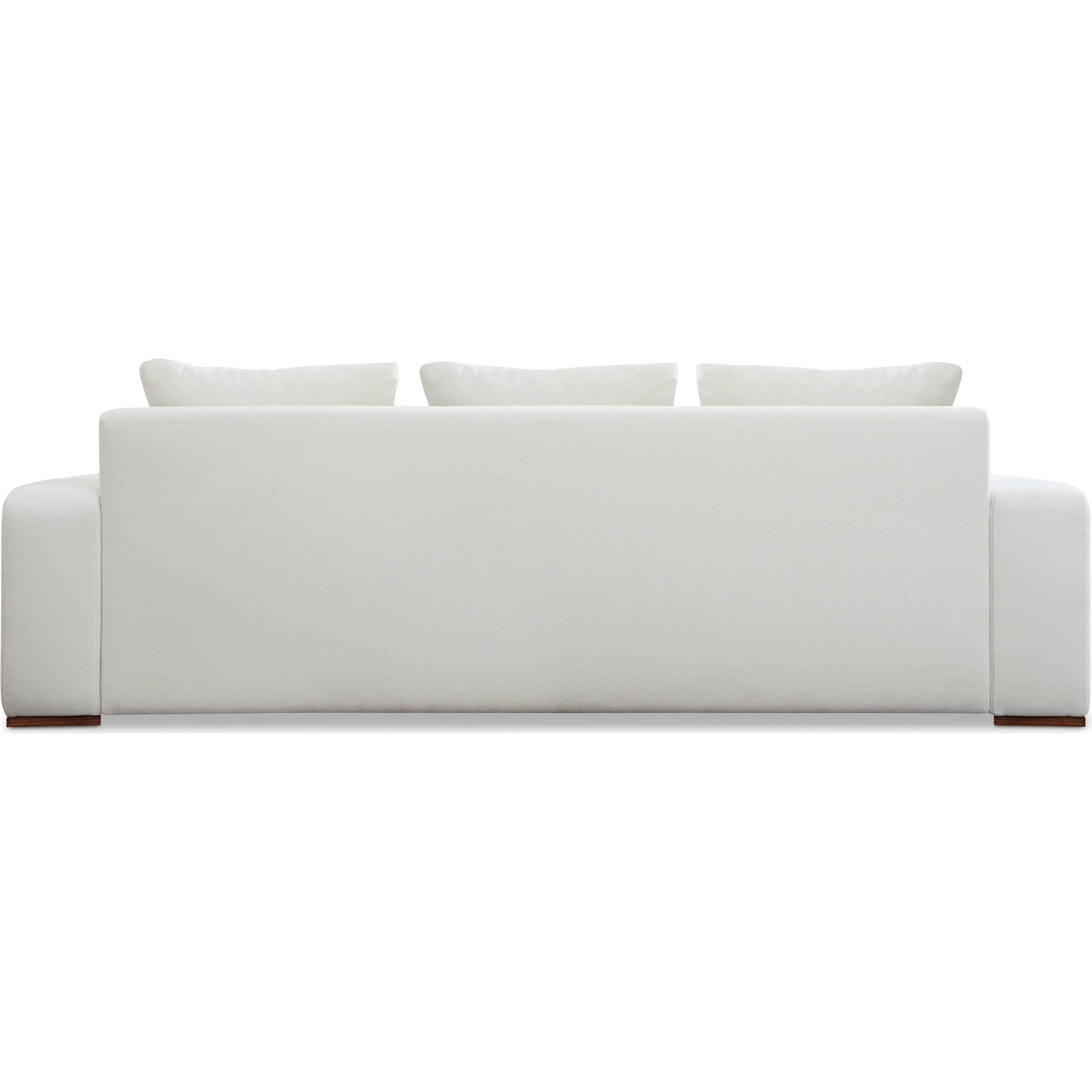 Thomas Sofa by Moe's Home Collection. Made from upholstery: 100% polyester, 70% feather, 30% fiber fill, solid wood, plywood frame in a unique style.