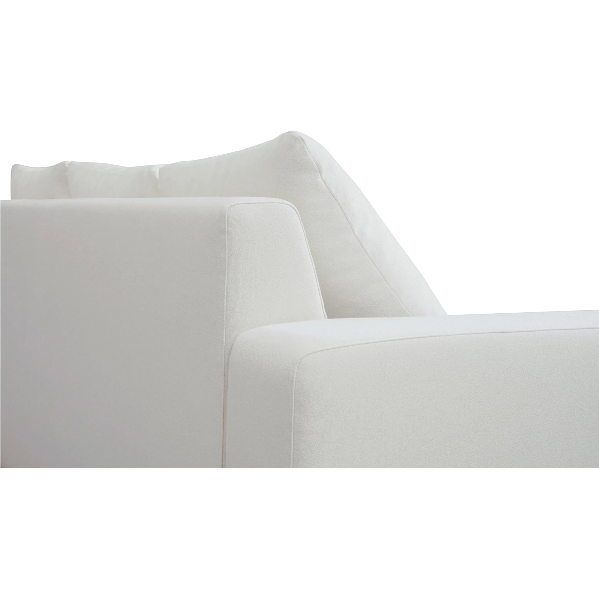 Thomas Sofa by Moe's Home Collection. Made from upholstery: 100% polyester, 70% feather, 30% fiber fill, solid wood, plywood frame in a unique style.