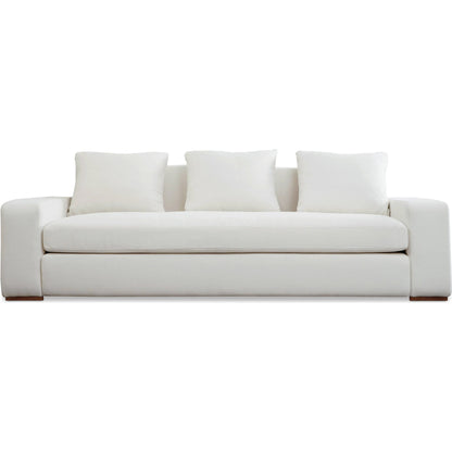 Thomas Sofa by Moe's Home Collection. Made from upholstery: 100% polyester, 70% feather, 30% fiber fill, solid wood, plywood frame in a unique style.