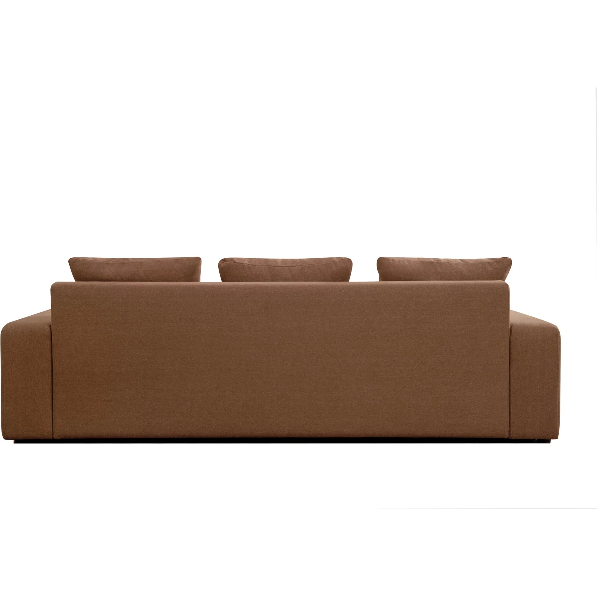 Thomas Sofa by Moe's Home Collection. Made from upholstery: 100% polyester, 70% feather, 30% fiber fill, solid wood, plywood frame in a unique style.