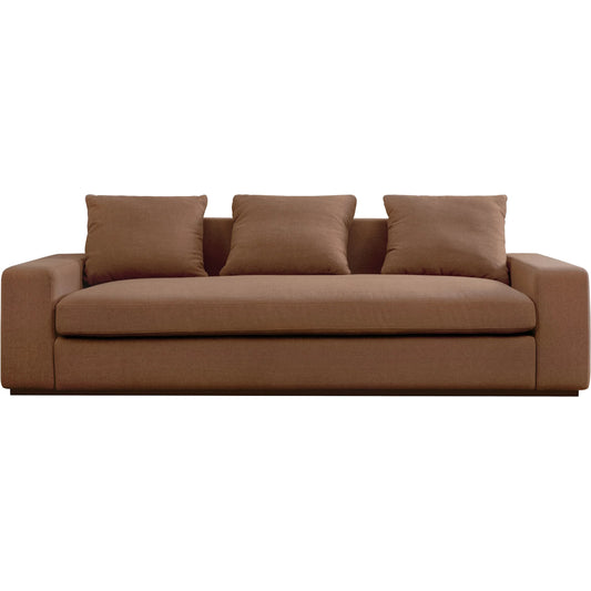 Thomas Sofa by Moe's Home Collection. Made from upholstery: 100% polyester, 70% feather, 30% fiber fill, solid wood, plywood frame in a unique style.
