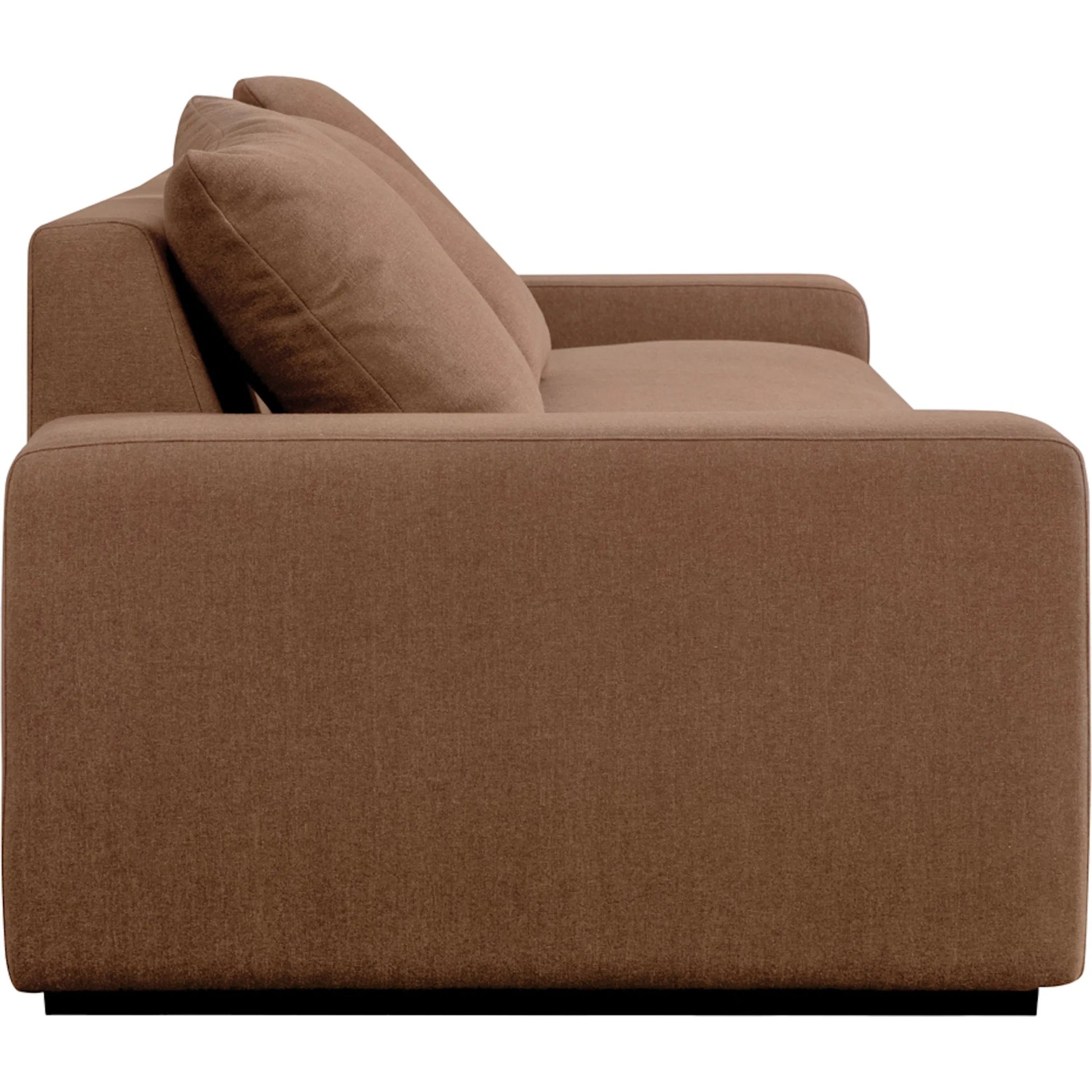 Thomas Sofa by Moe's Home Collection. Made from upholstery: 100% polyester, 70% feather, 30% fiber fill, solid wood, plywood frame in a unique style.