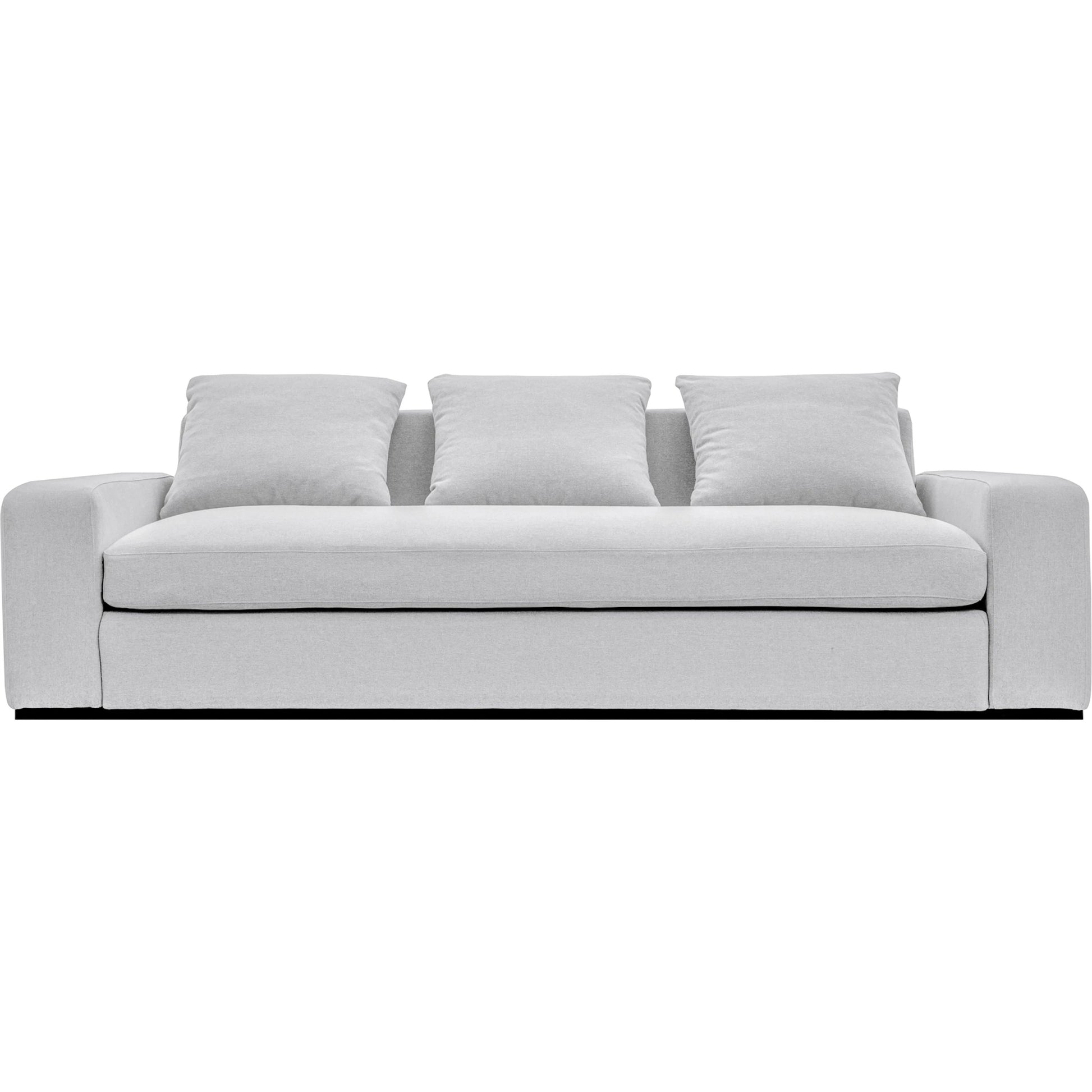 Thomas Sofa by Moe's Home Collection. Made from upholstery: 100% polyester, 70% feather, 30% fiber fill, solid wood, plywood frame in a unique style.