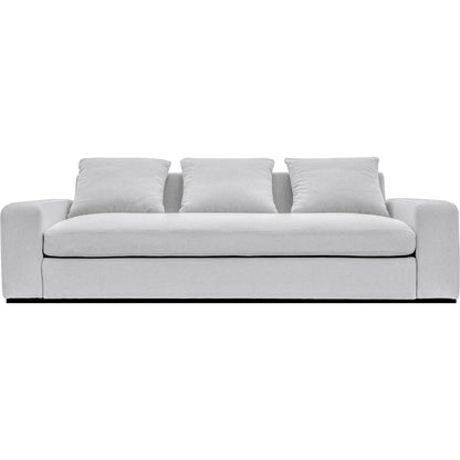 Thomas Sofa by Moe's Home Collection. Made from upholstery: 100% polyester, 70% feather, 30% fiber fill, solid wood, plywood frame in a unique style.