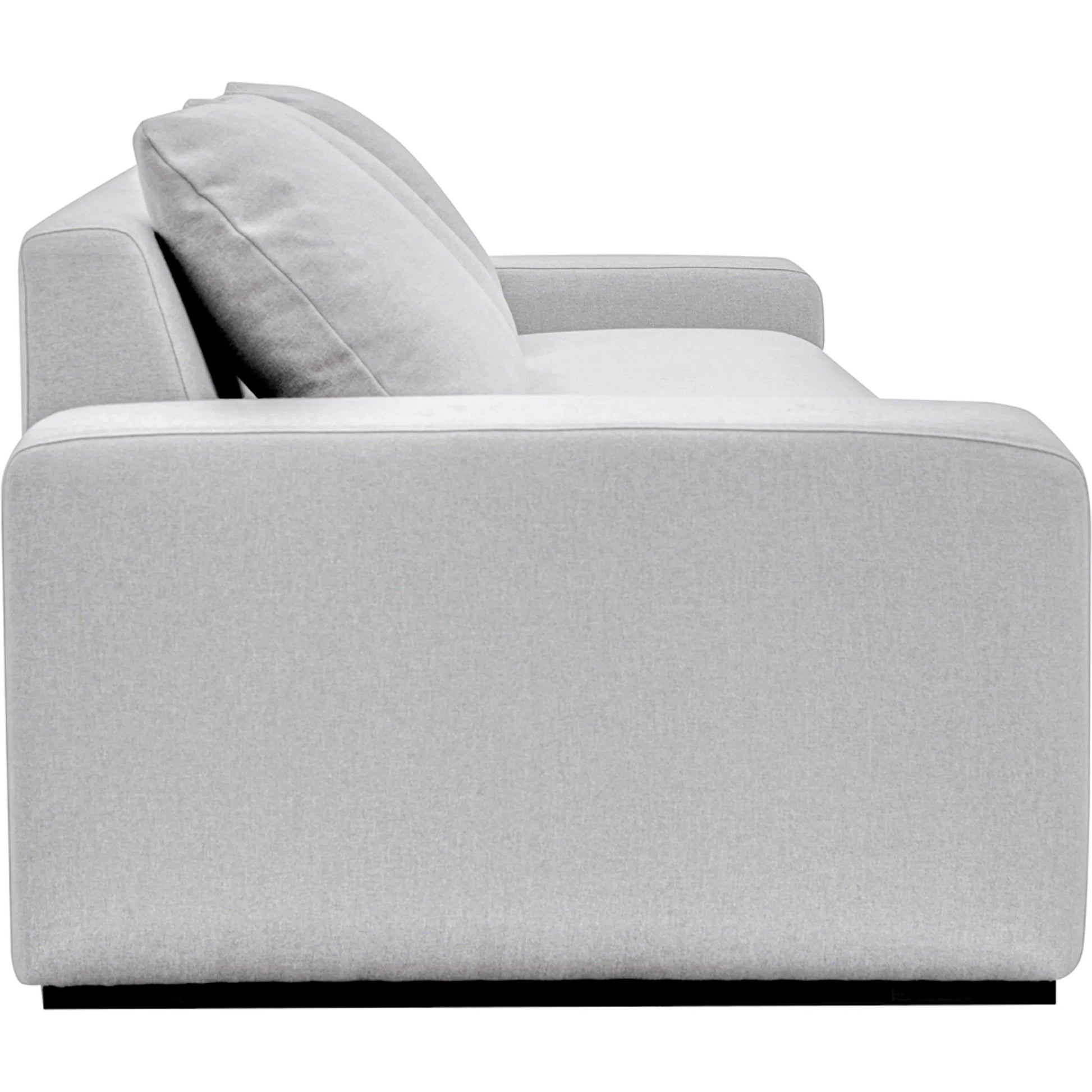 Thomas Sofa by Moe's Home Collection. Made from upholstery: 100% polyester, 70% feather, 30% fiber fill, solid wood, plywood frame in a unique style.