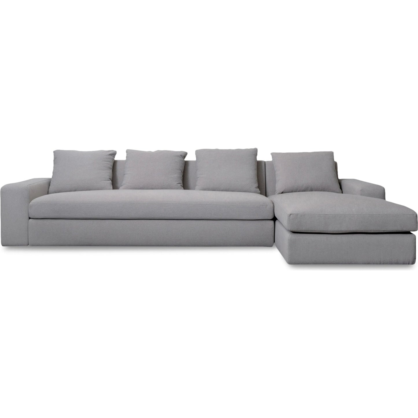 002 SI-2368369 | Primary Silo | Thomas Sectional by Moe's Home Collection. Made from upholstery: 100% polyester, 70% feather, 30% fiber fill, solid wood, plywood frame in a transitional style.