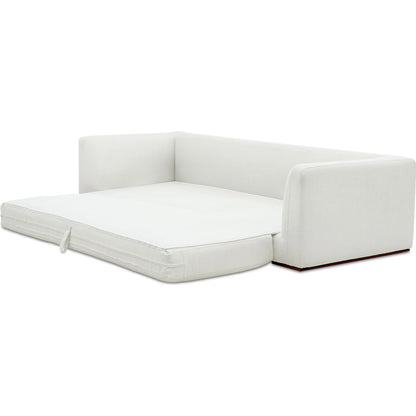 Rue Sleeper Sofa by Moe's Home Collection. Made from upholstery: 100% polyester, 70% feather, 30% fiber fill, solid wood, plywood frame in a transitional style.