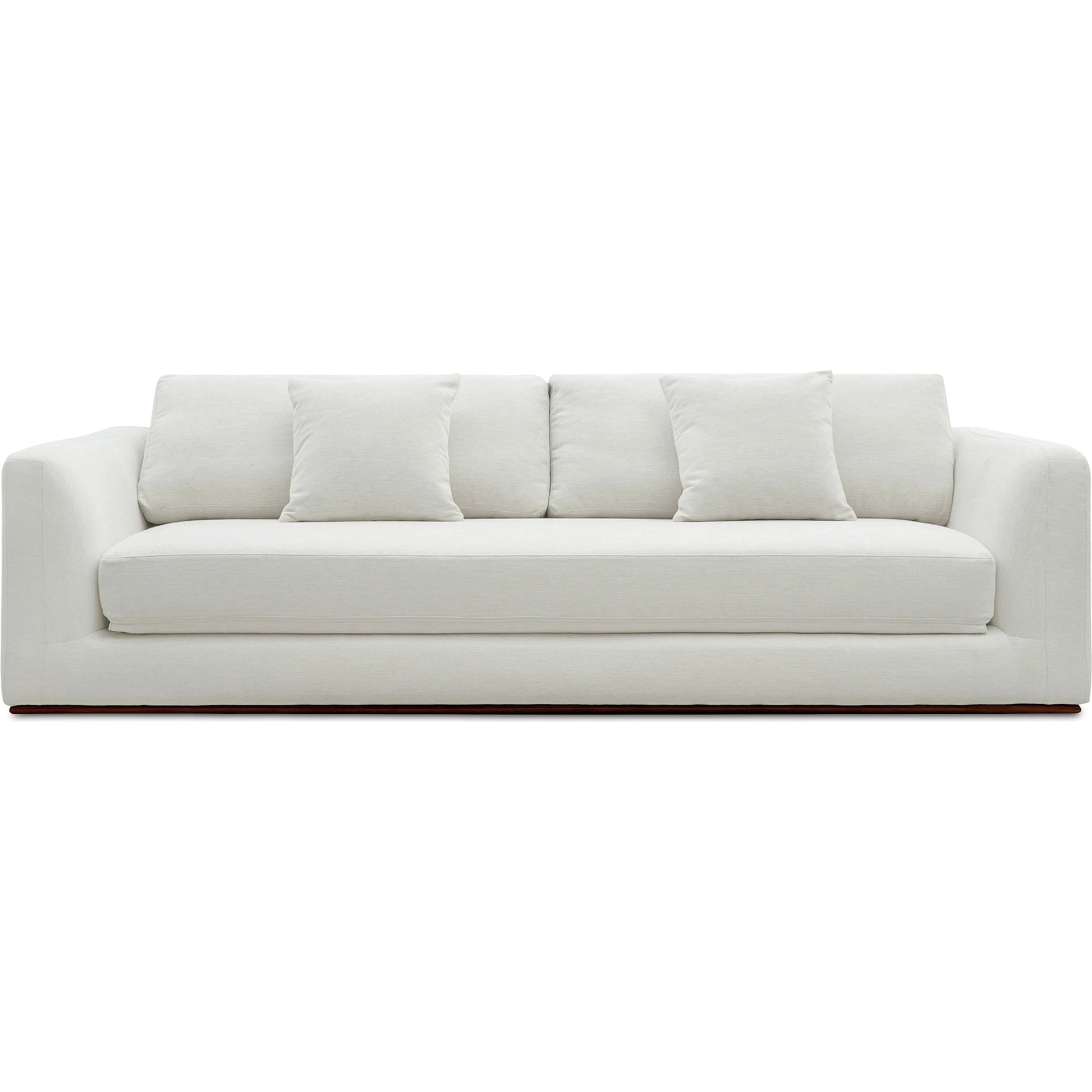 Rue Sleeper Sofa by Moe's Home Collection. Made from upholstery: 100% polyester, 70% feather, 30% fiber fill, solid wood, plywood frame in a transitional style.