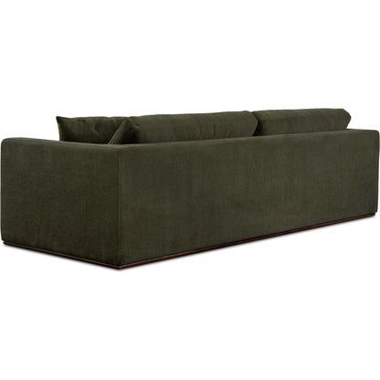 Rue Sleeper Sofa by Moe's Home Collection. Made from upholstery: 100% polyester, 70% feather, 30% fiber fill, solid wood, plywood frame in a transitional style.
