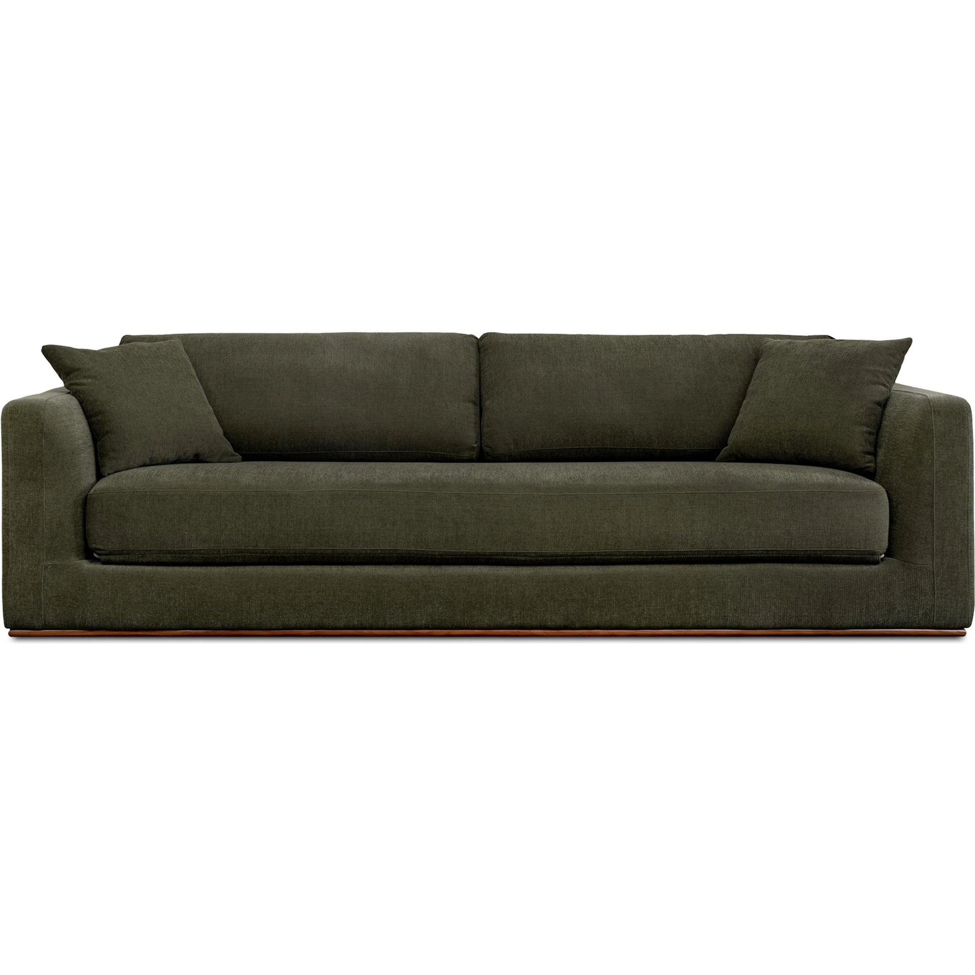 Rue Sleeper Sofa by Moe's Home Collection. Made from upholstery: 100% polyester, 70% feather, 30% fiber fill, solid wood, plywood frame in a transitional style.