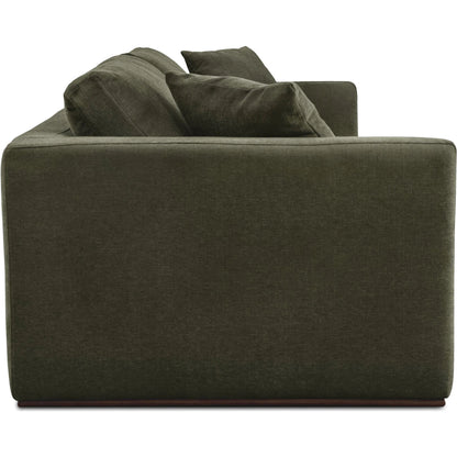 Rue Sleeper Sofa by Moe's Home Collection. Made from upholstery: 100% polyester, 70% feather, 30% fiber fill, solid wood, plywood frame in a transitional style.