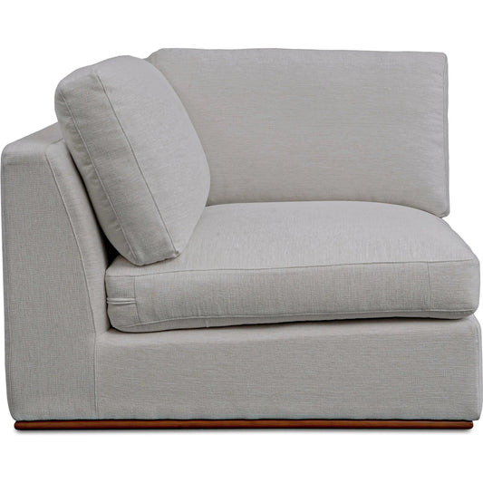 Rue Corner Chair by Moe's Home Collection. Made from upholstery: 100% polyester, 70% feather, 30% fiber fill, solid wood, plywood frame in a unique style.