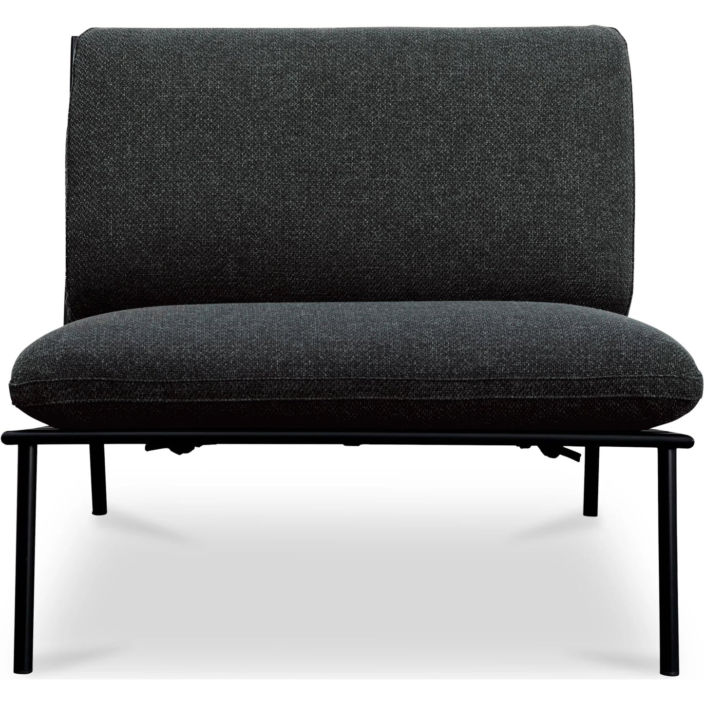 008 SI-2368322 | Primary Silo | Salma Outdoor Accent Chair by Moe's Home Collection. Made from stainless steel frame, 100% olefin fabric, quick dry foam in a transitional style.