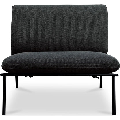 Salma Outdoor Accent Chair by Moe's Home Collection. Made from stainless steel frame, 100% olefin fabric, quick dry foam in a transitional style.
