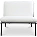Salma Outdoor Accent Chair by Moe's Home Collection. Made from stainless steel frame, 100% olefin fabric, quick dry foam in a transitional style.