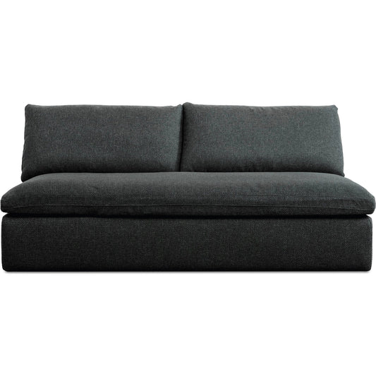 Miles Outdoor Sofa by Moe's Home Collection. Made from aluminum frame, 100% olefin fabric, quick dry foam in a unique style.