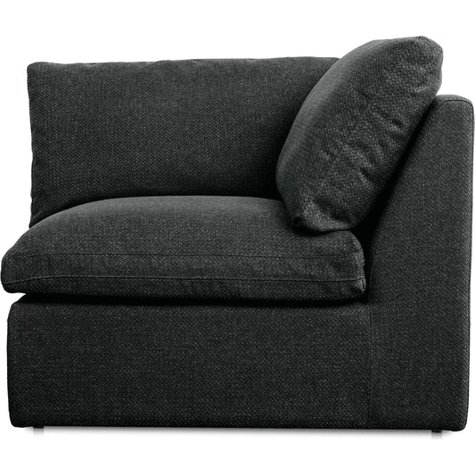 Miles Outdoor Corner Chair by Moe's Home Collection. Made from aluminum frame, 100% olefin fabric, quick dry foam in a unique style.