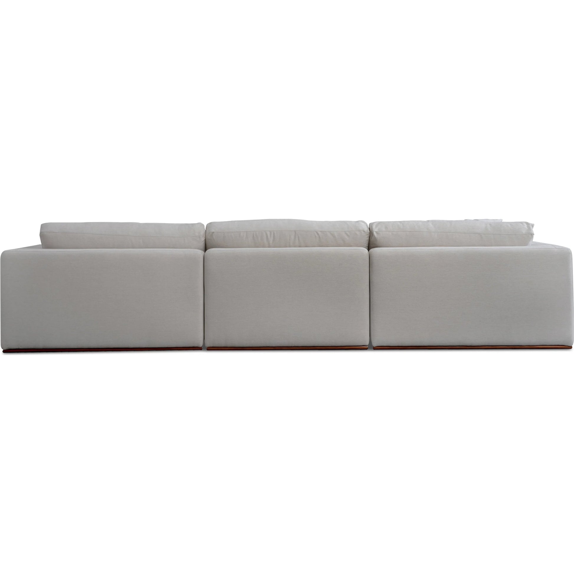 Rue Modular Sofa by Moe's Home Collection in dark green. Made from upholstery: 100% polyester, 70% feather, 30% fiber fill, solid wood, plywood frame in a transitional style.