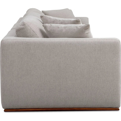 Rue Modular Sofa by Moe's Home Collection in dark green. Made from upholstery: 100% polyester, 70% feather, 30% fiber fill, solid wood, plywood frame in a transitional style.