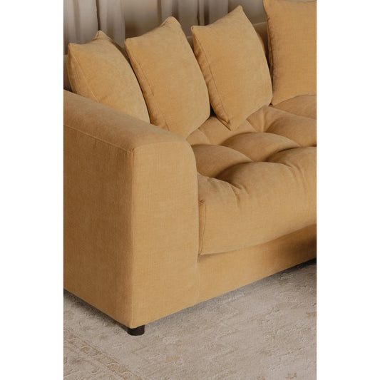 Davie Sofa by Moe's Home Collection. Made from 100% polyester, foam core with 70% feather, 30% fibre fill, solid wood, plywood frame, plastic leg in a eclectic & global style.