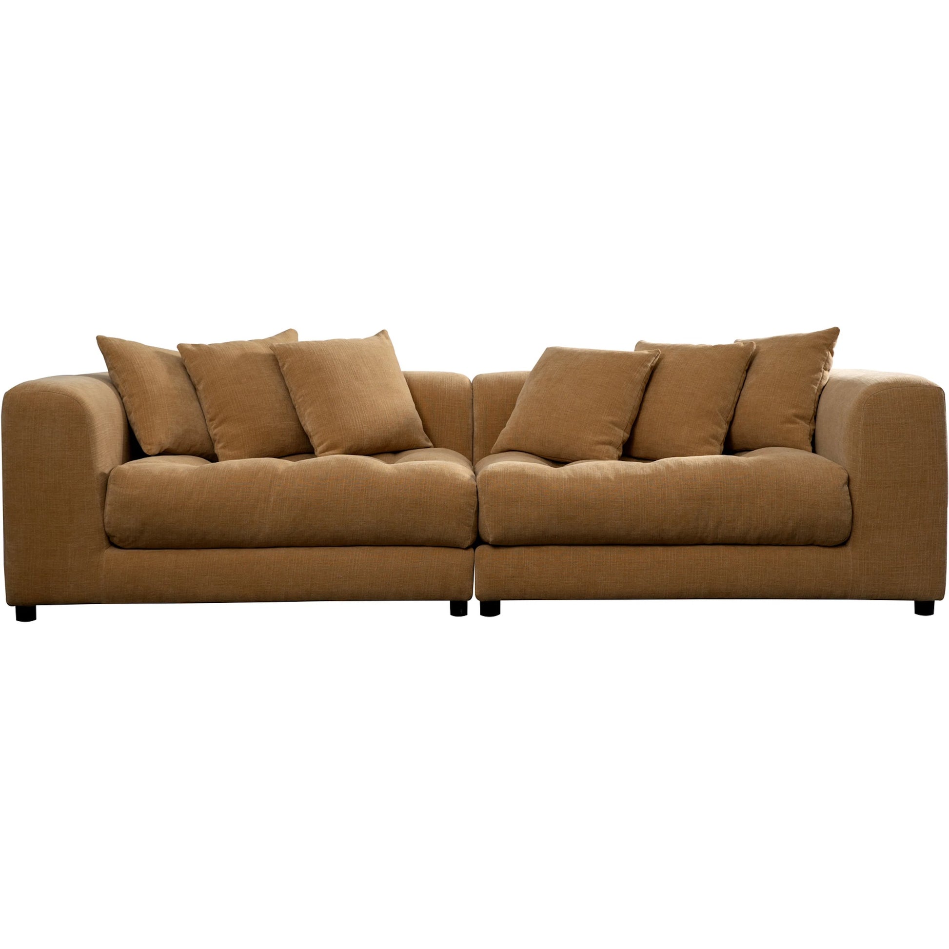 Davie Sofa by Moe's Home Collection. Made from 100% polyester, foam core with 70% feather, 30% fibre fill, solid wood, plywood frame, plastic leg in a eclectic & global style.