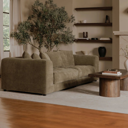 Davie Sofa by Moe's Home Collection. Made from 100% polyester, foam core with 70% feather, 30% fibre fill, solid wood, plywood frame, plastic leg in a eclectic & global style.