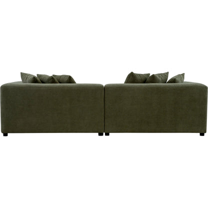 Davie Sofa by Moe's Home Collection. Made from 100% polyester, foam core with 70% feather, 30% fibre fill, solid wood, plywood frame, plastic leg in a eclectic & global style.