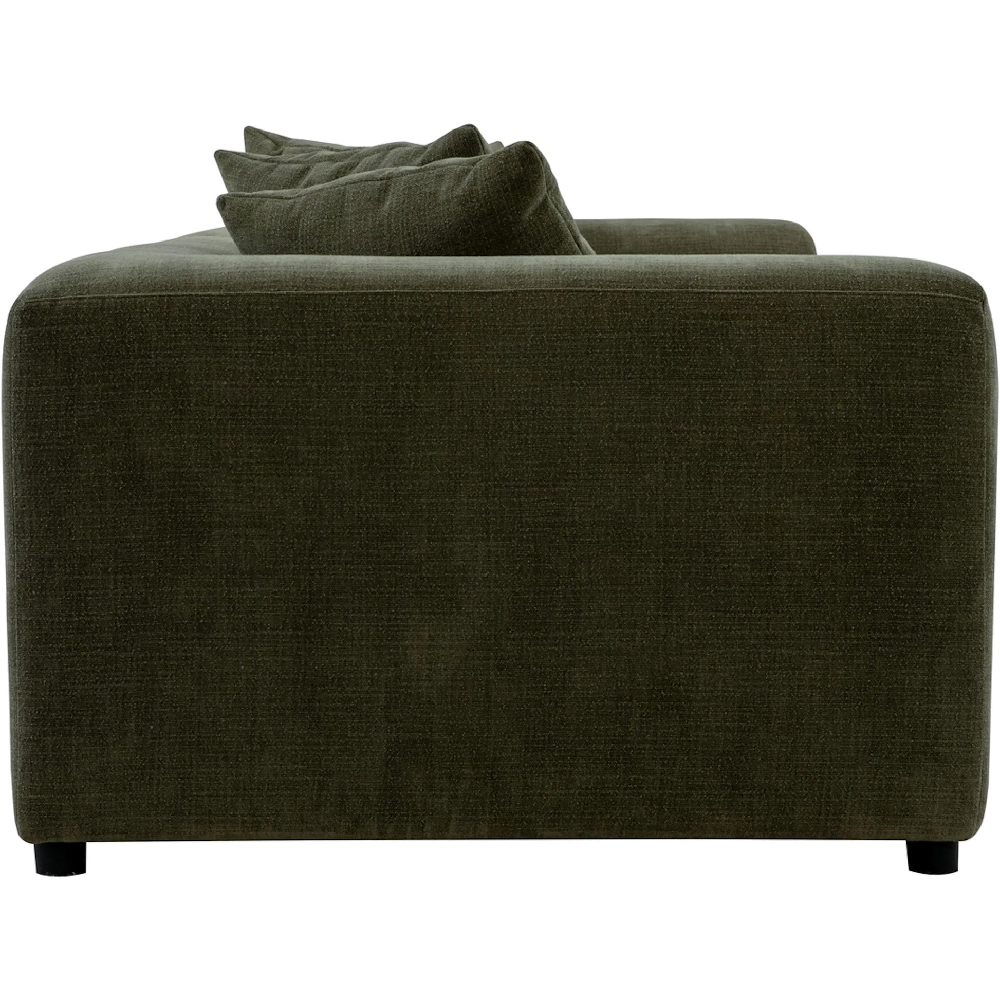 Davie Sofa by Moe's Home Collection. Made from 100% polyester, foam core with 70% feather, 30% fibre fill, solid wood, plywood frame, plastic leg in a eclectic & global style.