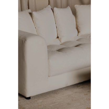 Davie Sofa by Moe's Home Collection. Made from 100% polyester, foam core with 70% feather, 30% fibre fill, solid wood, plywood frame, plastic leg in a eclectic & global style.
