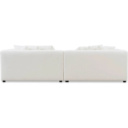 Davie Sofa by Moe's Home Collection. Made from 100% polyester, foam core with 70% feather, 30% fibre fill, solid wood, plywood frame, plastic leg in a eclectic & global style.