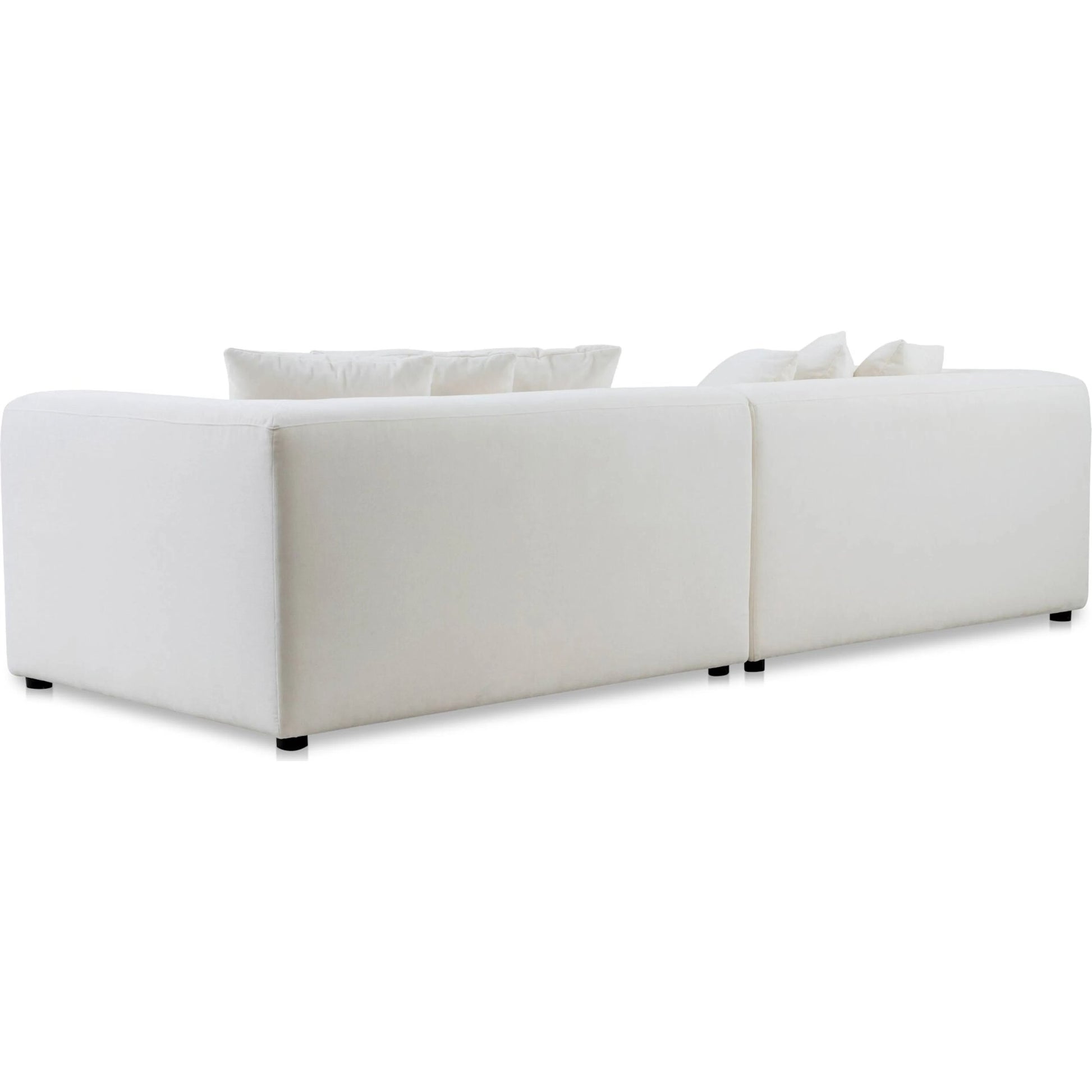 Davie Sofa by Moe's Home Collection. Made from 100% polyester, foam core with 70% feather, 30% fibre fill, solid wood, plywood frame, plastic leg in a eclectic & global style.