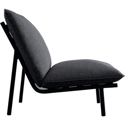 Morgan Outdoor Accent Chair by Moe's Home Collection. Made from 100% olefin fabric, quick dry foam, stainless steel frame in a transitional style.