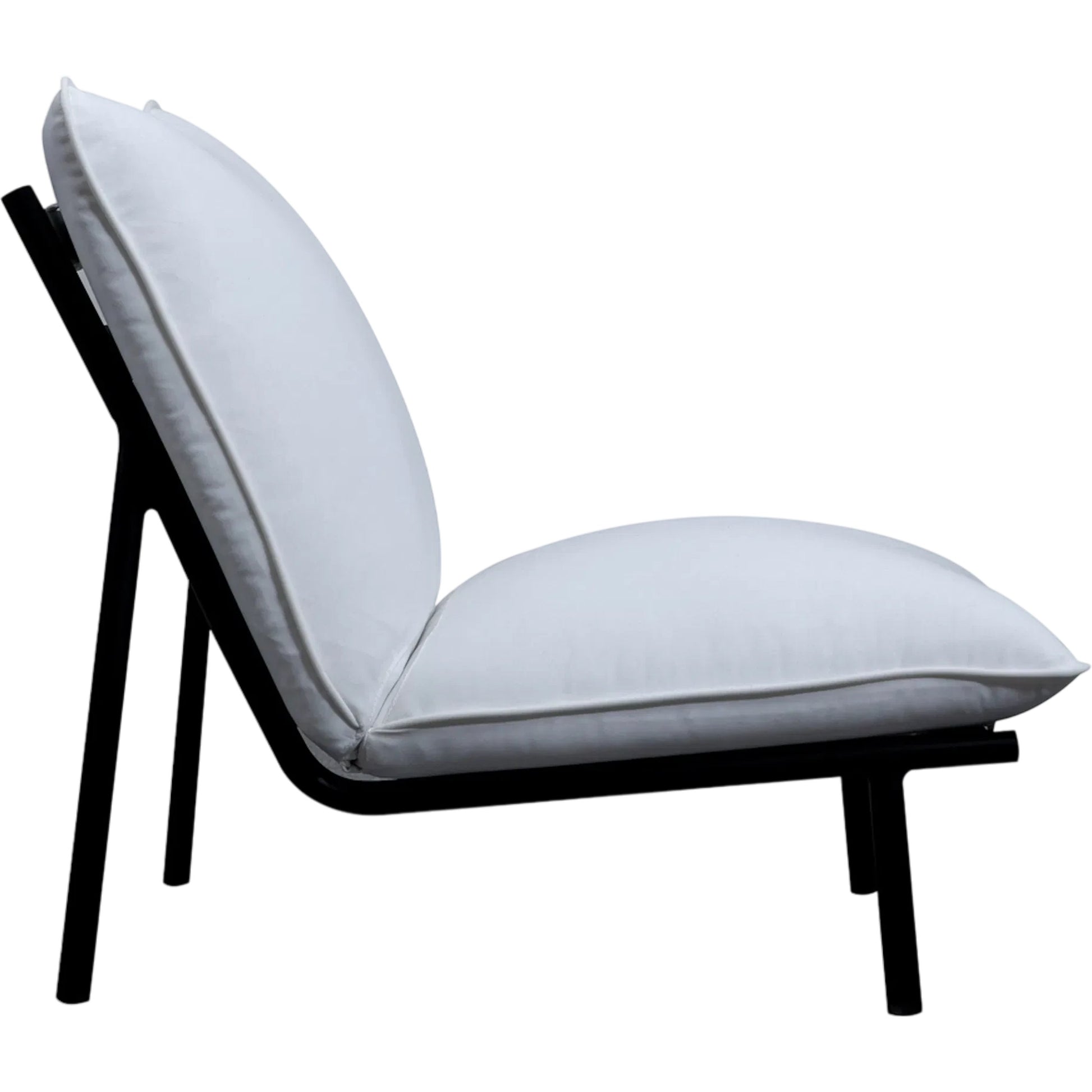 Morgan Outdoor Accent Chair by Moe's Home Collection. Made from 100% olefin fabric, quick dry foam, stainless steel frame in a transitional style.