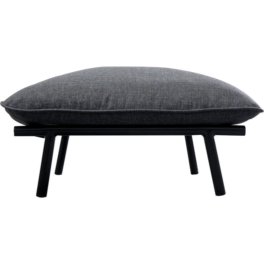 Morgan Outdoor Ottoman by Moe's Home Collection. Made from 100% olefin fabric, quick dry foam, stainless steel frame in a unique style.