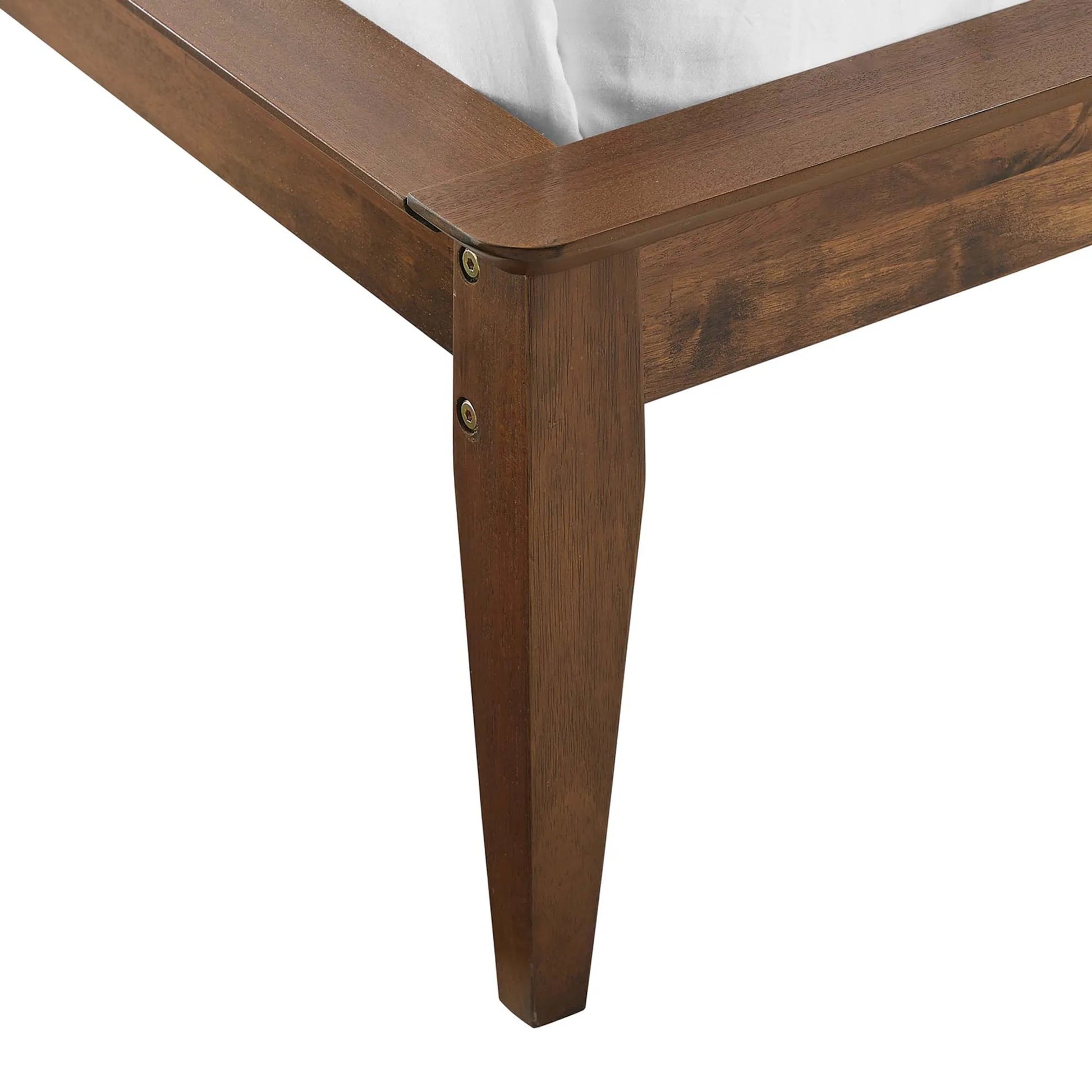 McDowell Wood Platform Bed by Evans & Londeen in walnut. Made from unique in a modern style.