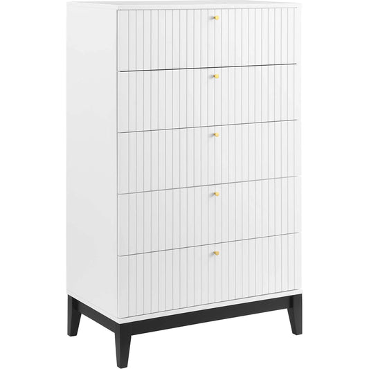 Day Chest by Evans & Londeen in white. Made from mdf board, rubberwood in a modern style.