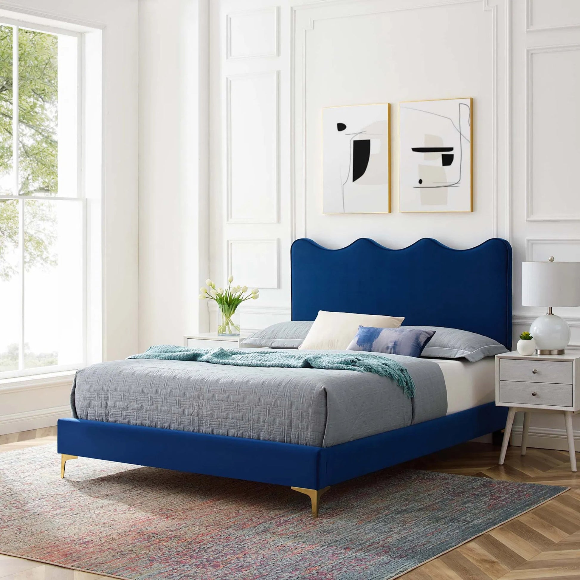 Cabarrus Platform Bed by Evans & Londeen. Made from unique in a modern style.