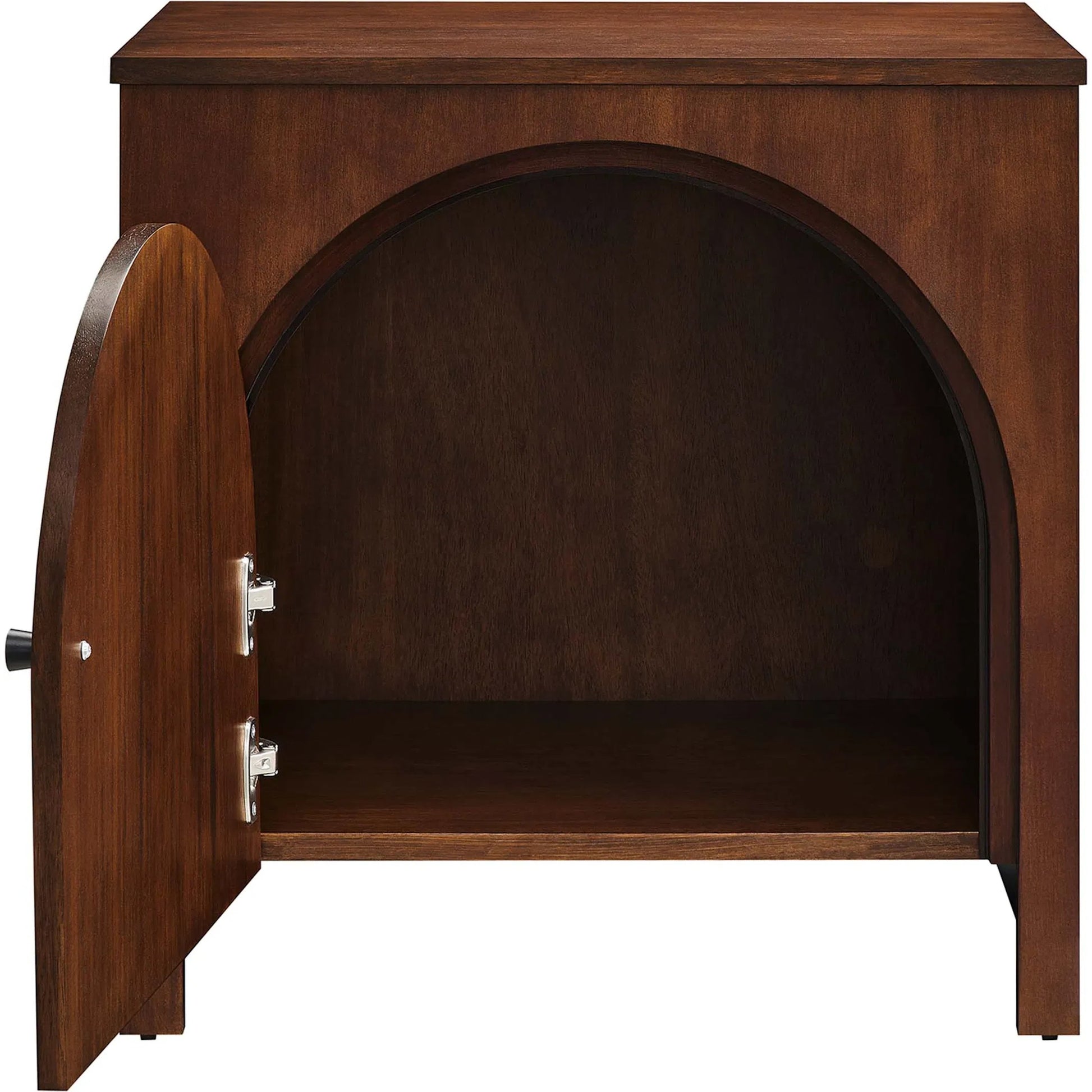 Osceola Arched Door Nightstand by Evans & Londeen in walnut. Made from unique in a transitional style.