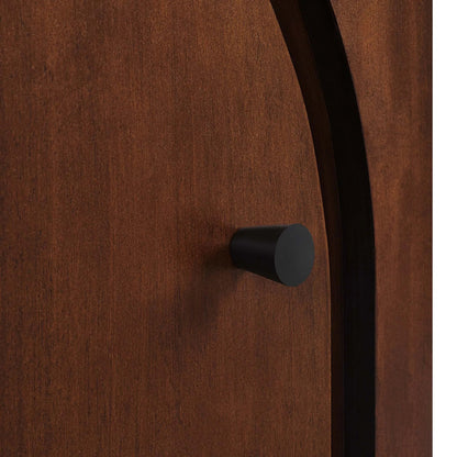 Osceola Arched Door Nightstand by Evans & Londeen in walnut. Made from unique in a transitional style.