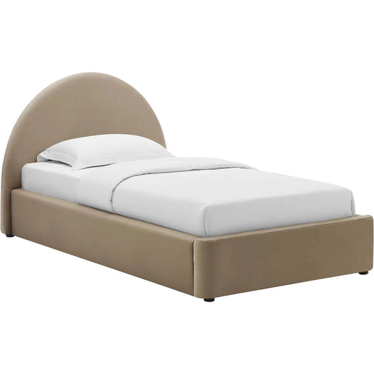 Anson Arched Round Platform Bed by Evans & Londeen. Made from unique in a transitional style.