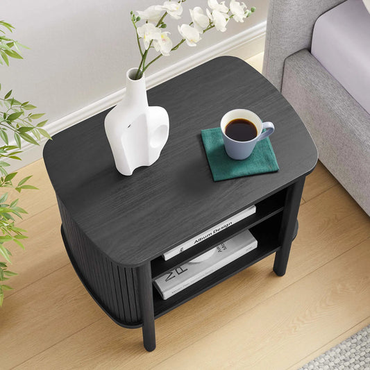 Nicodemus Open Nightstand by Evans & Londeen. Made from unique in a modern style.