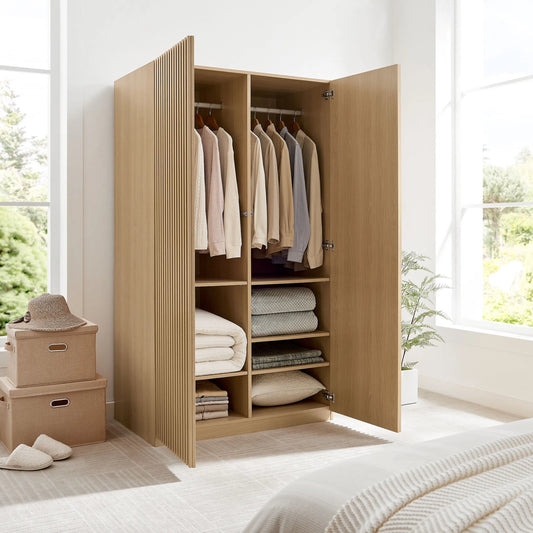 Rennell 2-Door Wardrobe Closet by Evans & Londeen. Made from unique in a unique style.