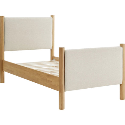 Strafford Platform Bed by Evans & Londeen. Made from fabric upholstered in a unique style.