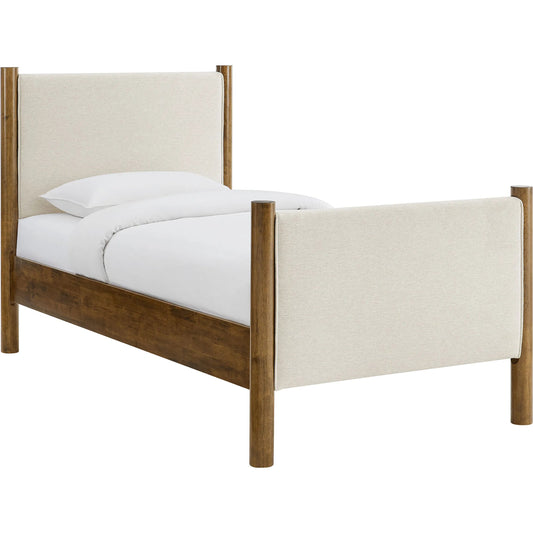 Strafford Platform Bed by Evans & Londeen. Made from fabric upholstered in a unique style.