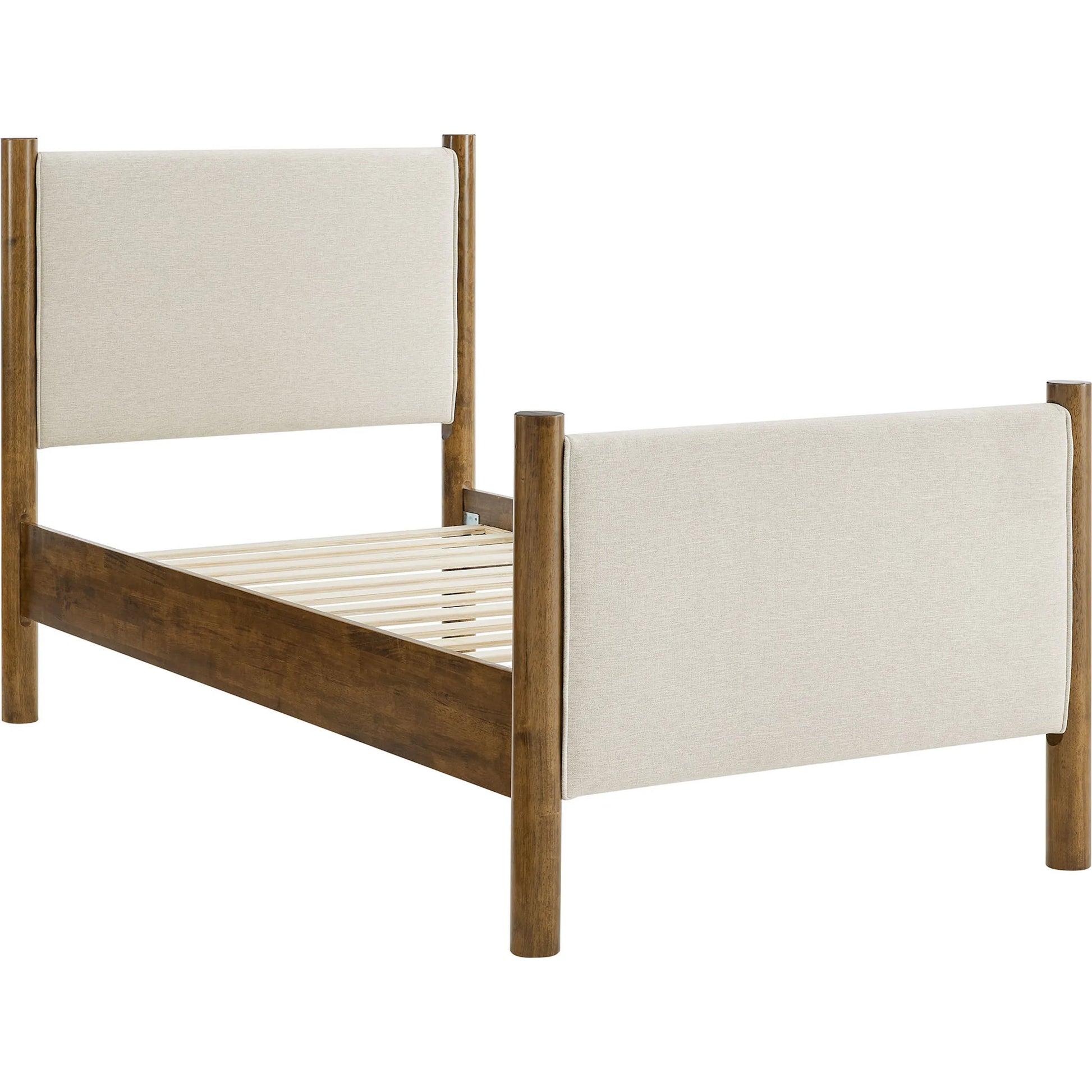 Strafford Platform Bed by Evans & Londeen. Made from fabric upholstered in a unique style.