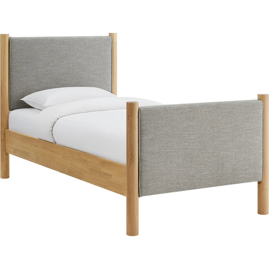 Strafford Platform Bed by Evans & Londeen. Made from fabric upholstered in a unique style.