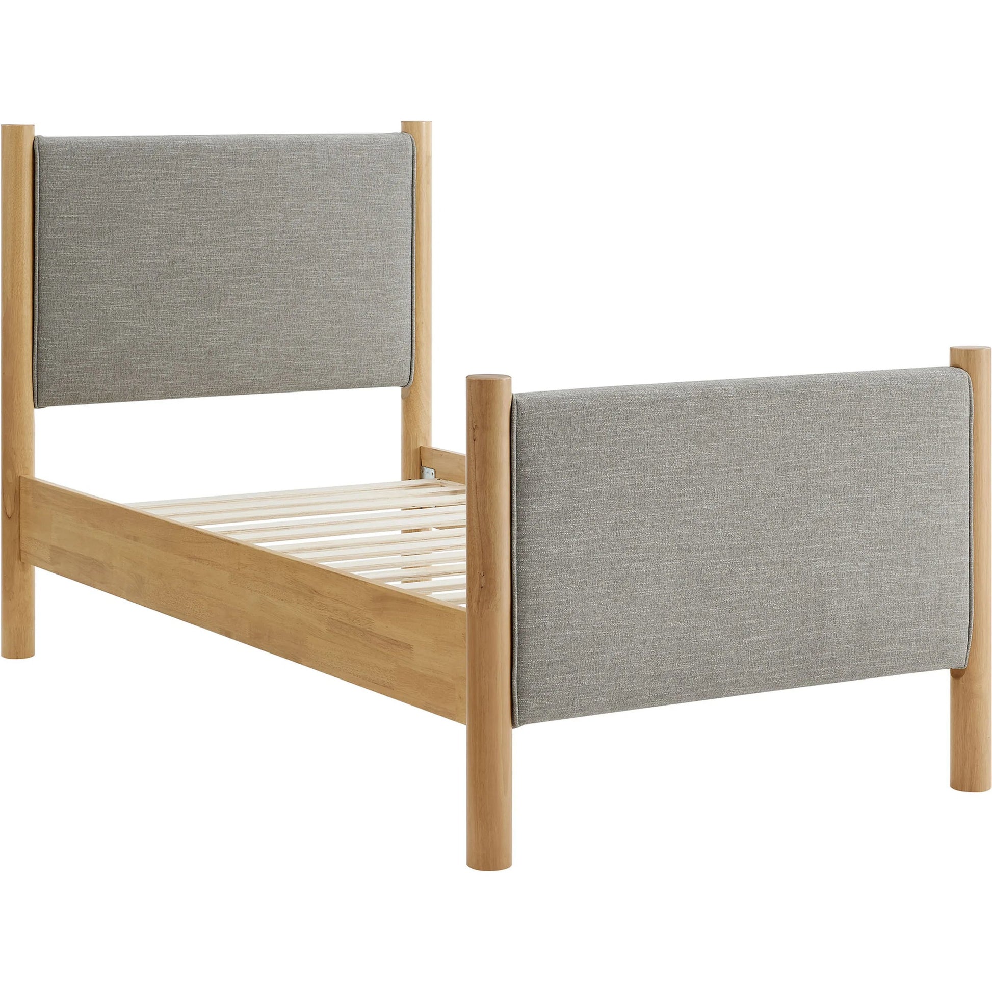 Strafford Platform Bed by Evans & Londeen. Made from fabric upholstered in a unique style.
