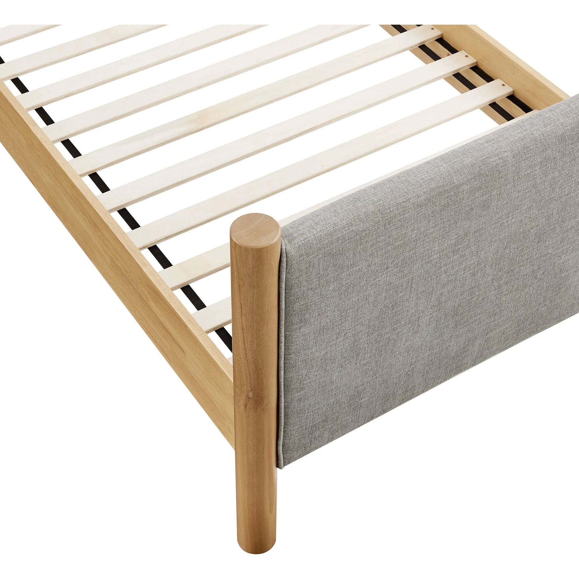 Strafford Platform Bed by Evans & Londeen. Made from fabric upholstered in a unique style.