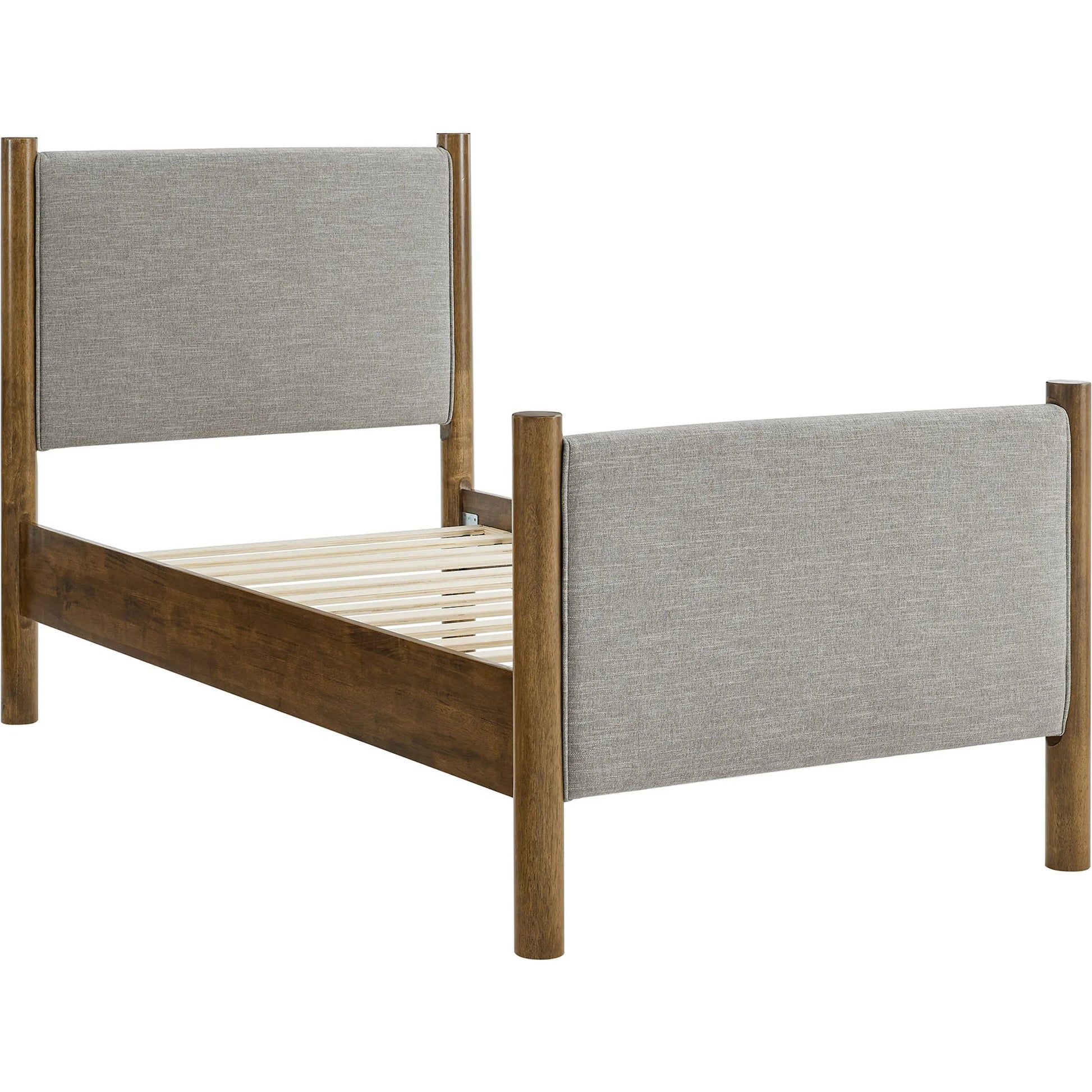 Strafford Platform Bed by Evans & Londeen. Made from fabric upholstered in a unique style.