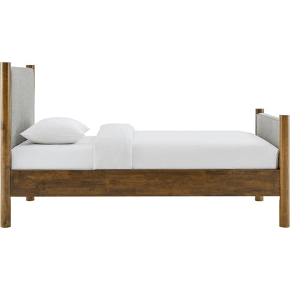 Strafford Platform Bed by Evans & Londeen. Made from fabric upholstered in a unique style.